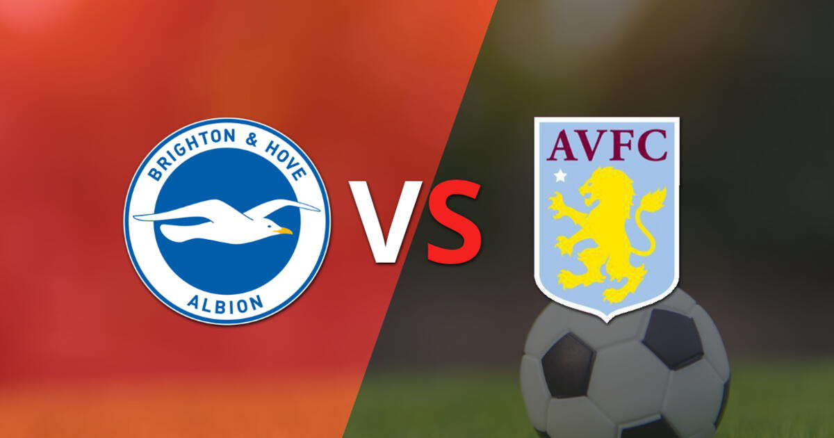 Arrancan las acciones del duelo entre Brighton and Hove y Aston Villa