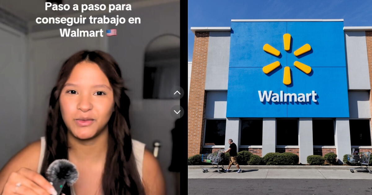 Latina consigue trabajo en Walmart y comparte sus estrategias: 