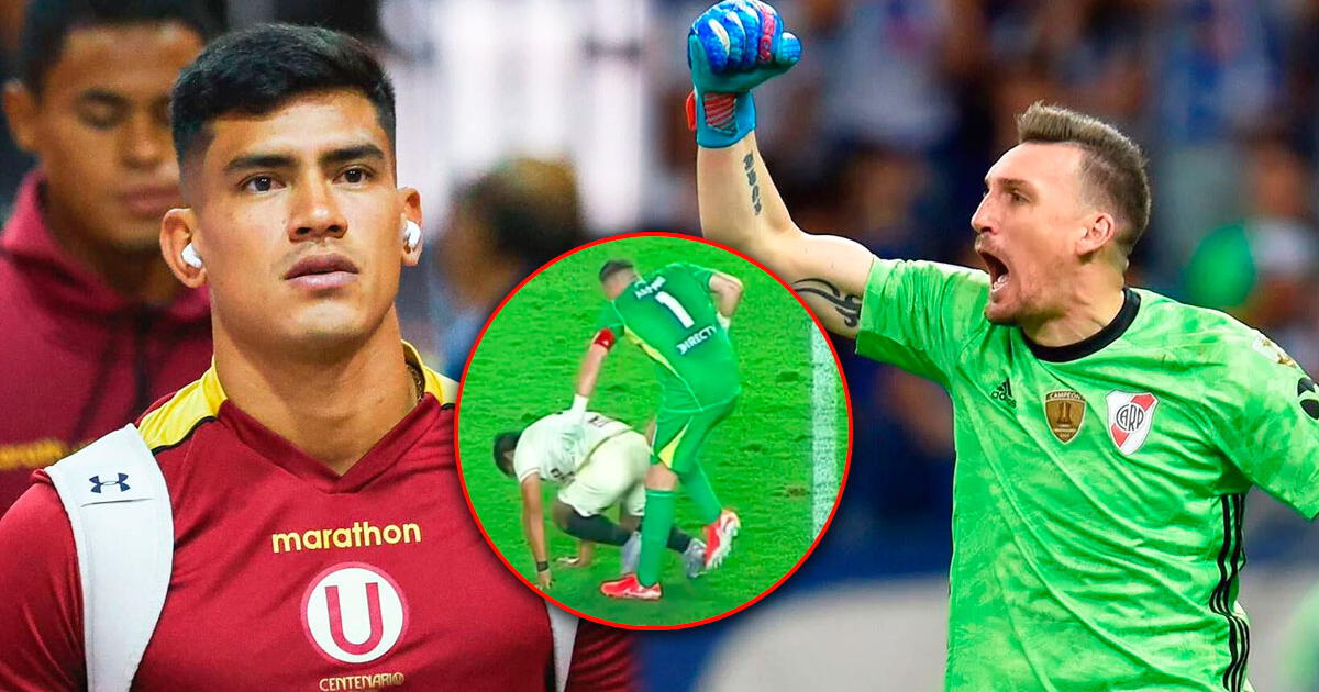 ¡Insólito! El golpe de Armani contra 'Tunche' Rivera que no fue sancionado en el 'U' vs River