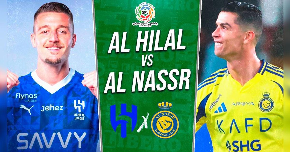 Al Hilal vs Al Nassr EN VIVO con Cristiano Ronaldo: horario y dónde ver por la Liga Saudí
