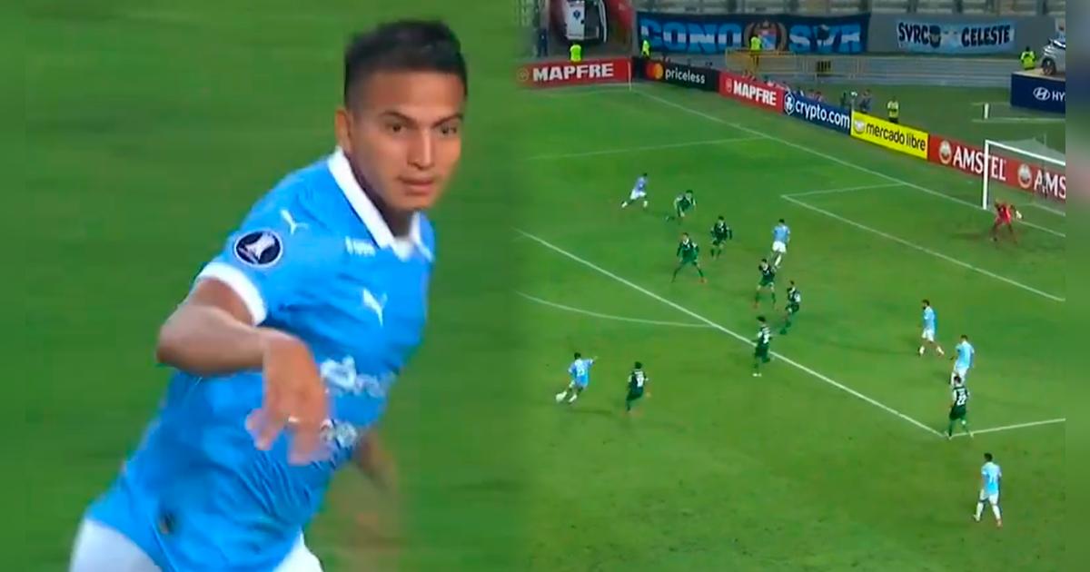 ¡Golazo! Martín Távara marcó el empate 2-2 de Sporting Cristal con un sensacional disparo