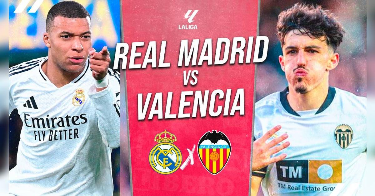 Real Madrid vs. Valencia EN VIVO por LaLiga: A qué hora juega, pronóstico y canal de TV