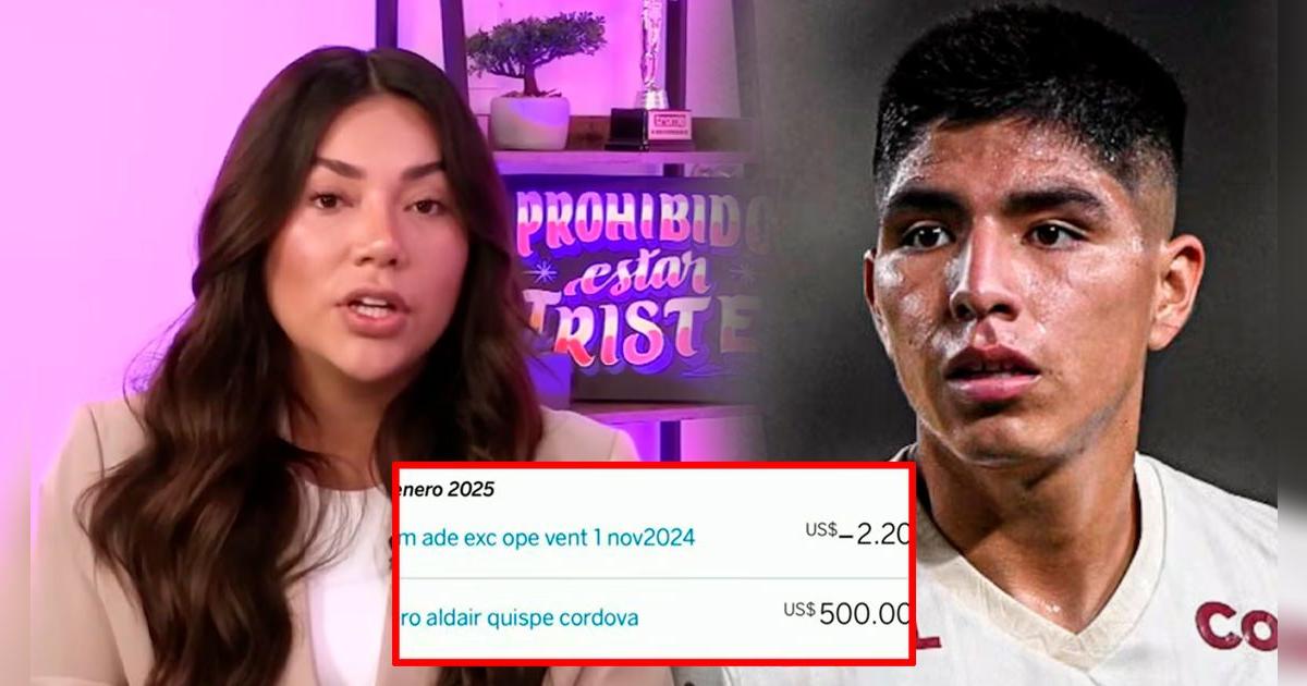 Olenka Mejía revela fotos con depósitos de hasta 500 dólares que le mandó Piero Quispe: 