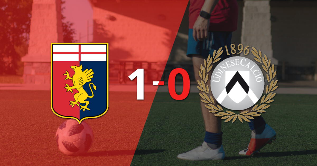 Udinese no pudo con Genoa y cayó 1-0