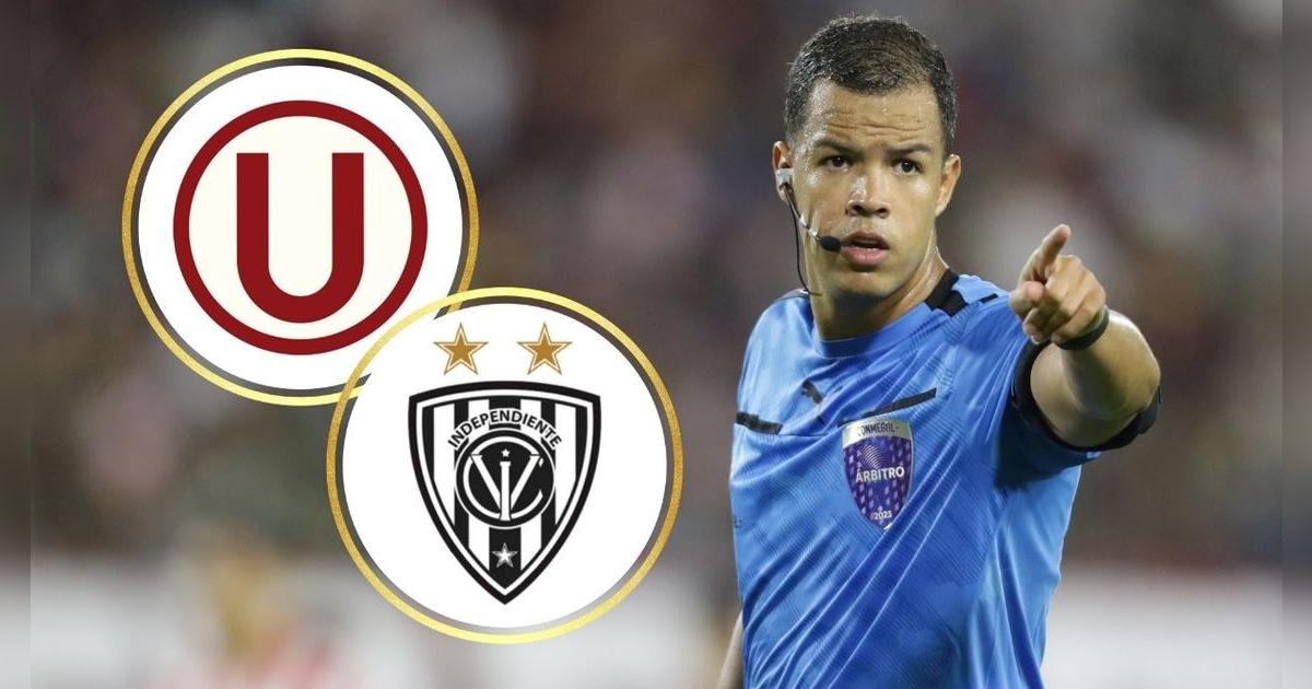 Jhon Ospina, el árbitro del partido de Independiente del Valle vs Universitario por Copa Libertadores