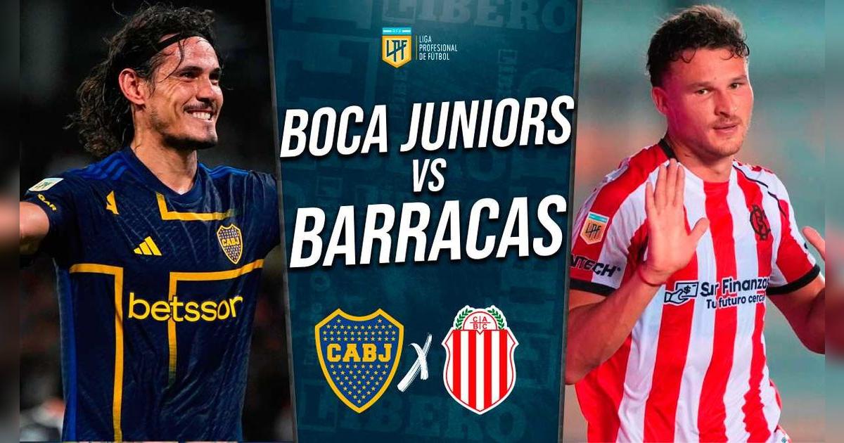 Boca Juniors vs Barracas Central EN VIVO GRATIS: Hora, formación y dónde ver en TV