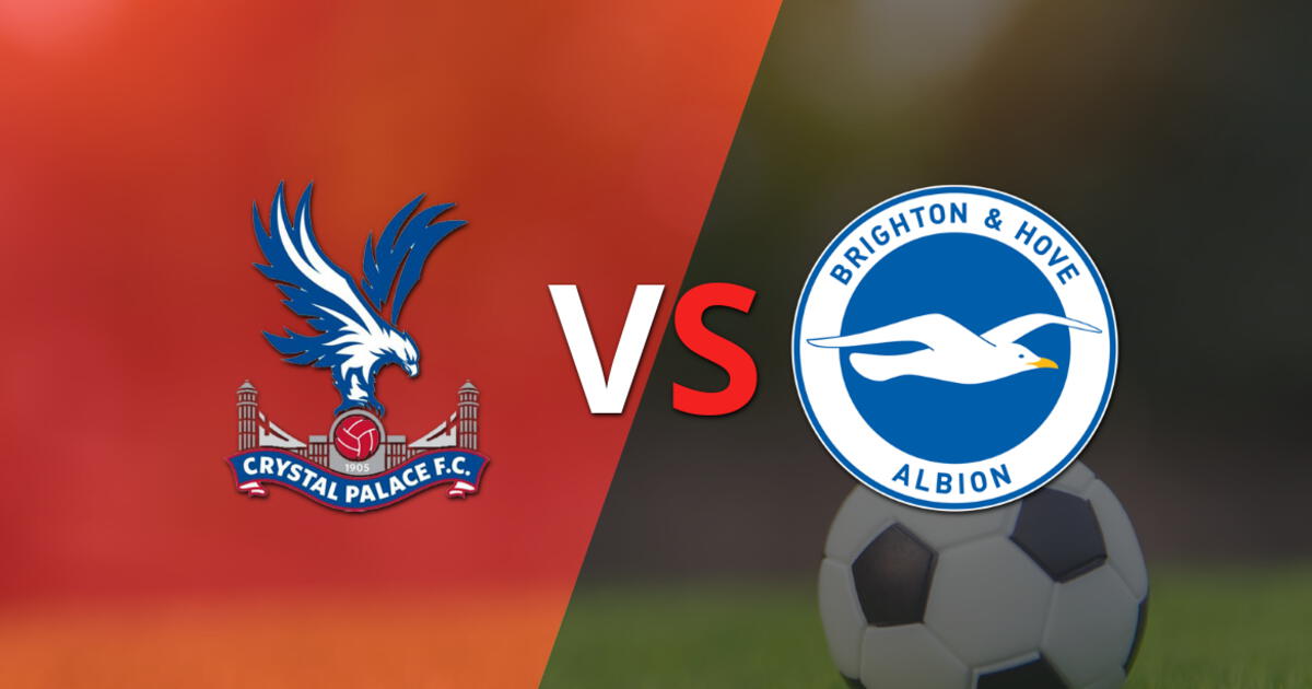 Brighton and Hove y Crystal Palace empatan 1-1 y se van al descanso