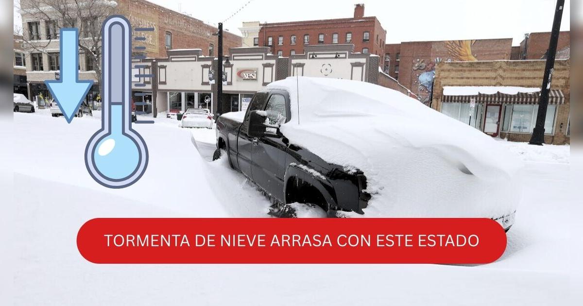 ¡Alerta total en Estados Unidos! Una feroz segunda ola de tormenta de nieve se avecina para arrasar con ESTE estado
