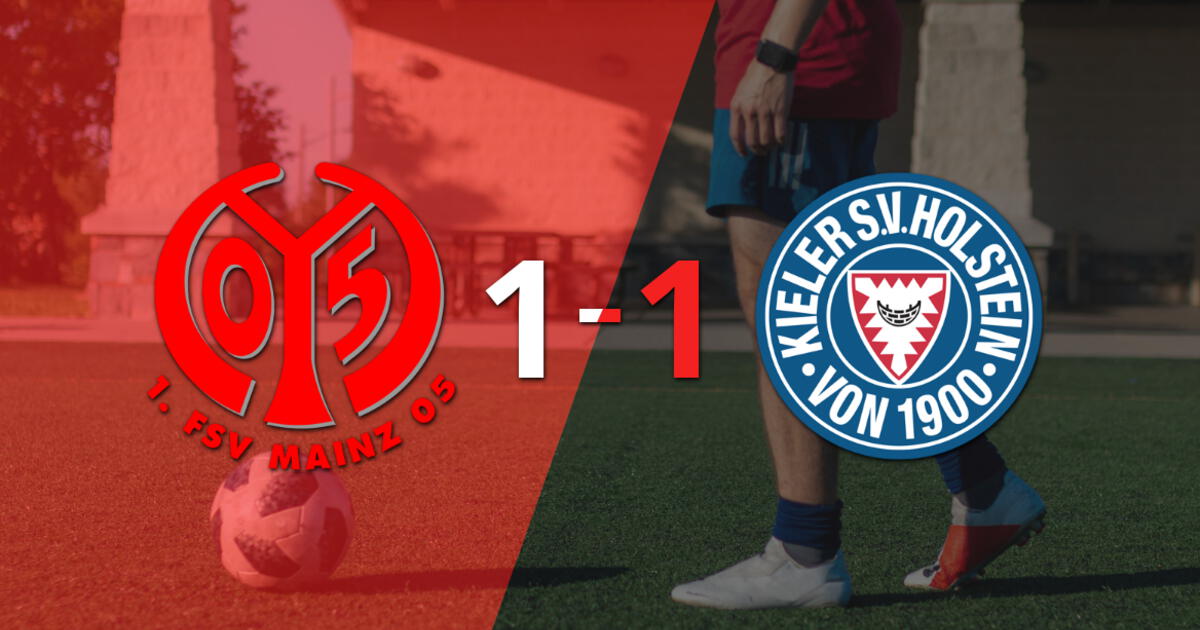 Mainz y Holstein Kiel se reparten los puntos y empatan 1-1
