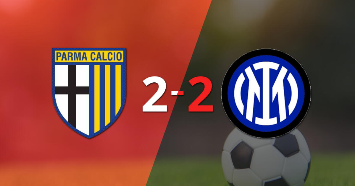 Parma e Inter igualaron 2 a 2