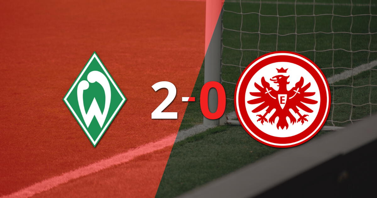Werder Bremen celebró una victoria 2-0 sobre Eintracht Frankfurt