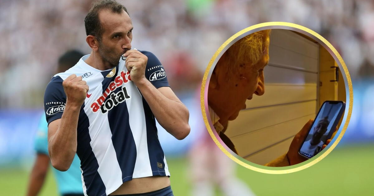 Hernán Barcos y la gran sorpresa a un adulto mayor previo al clásico ante Universitario