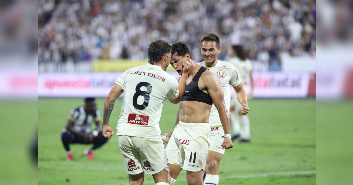 José Rivera anotó el agónico gol para el 1-1 de Universitario ante Alianza Lima