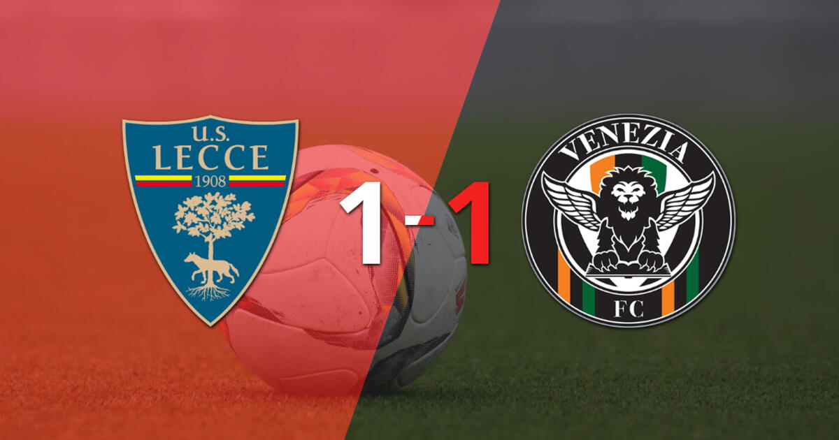 Lecce y Venezia igualaron 1 a 1