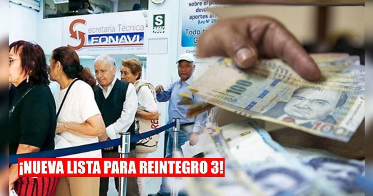 Reintegro 3 del Fonavi inicia este 11 de abril: consulta AQUÍ lista de beneficiarios y link oficial