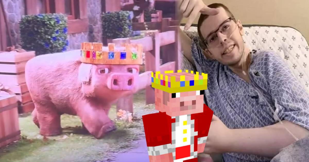 ¿Quién fue Technoblade en la vida real y qué relación tiene con el cerdito de la película de Minecraft?