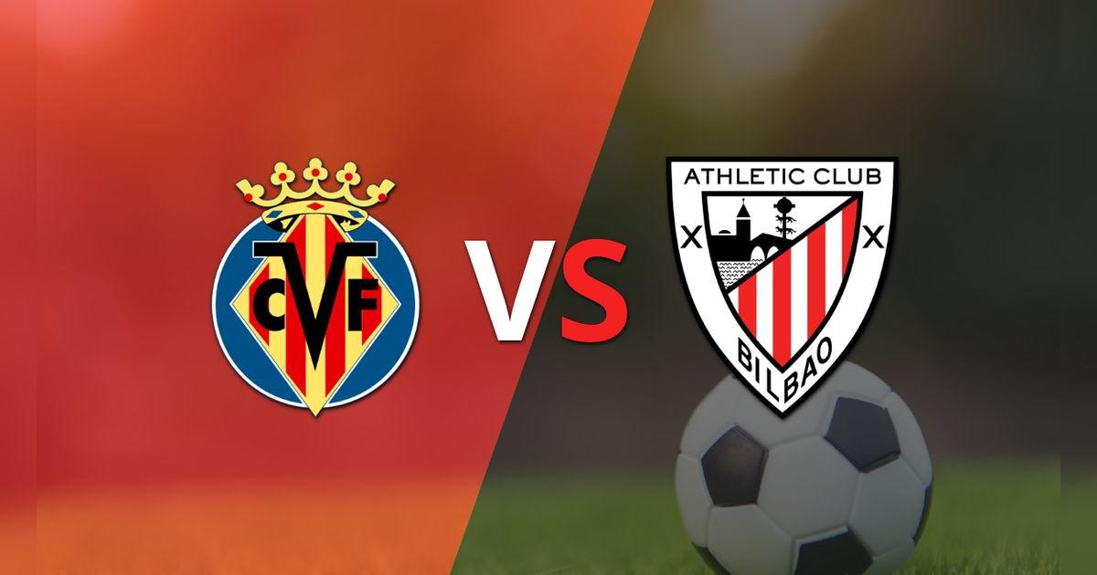 Villarreal y Athletic Bilbao se mantienen sin goles al finalizar el primer tiempo