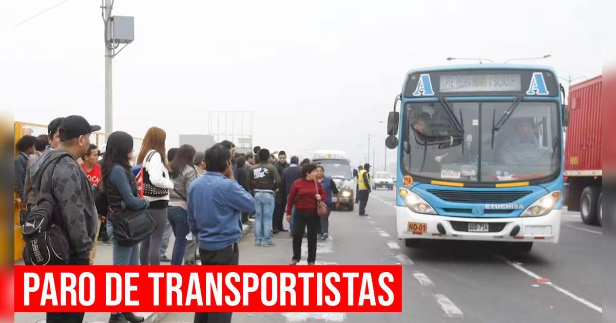 PARO DE TRANSPORTISTAS para este lunes 7 de abril: Lista de empresas que no trabajarán