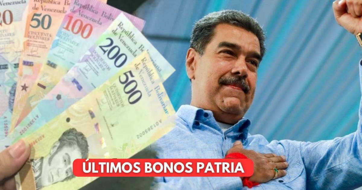 Estos son los BONOS PATRIA que caen entre el lunes 7 y sábado 12 de abril: montos y fechas exactas para COBRAR
