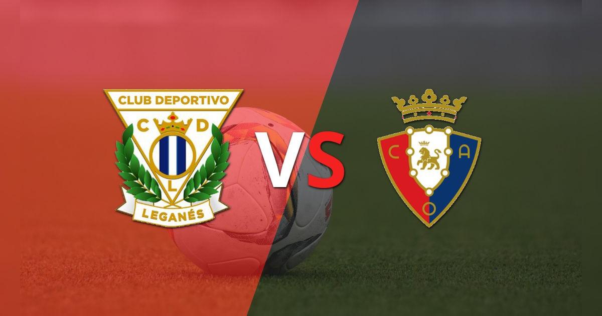 Comienza el juego entre Leganés y Osasuna en el estadio Municipal de Butarque