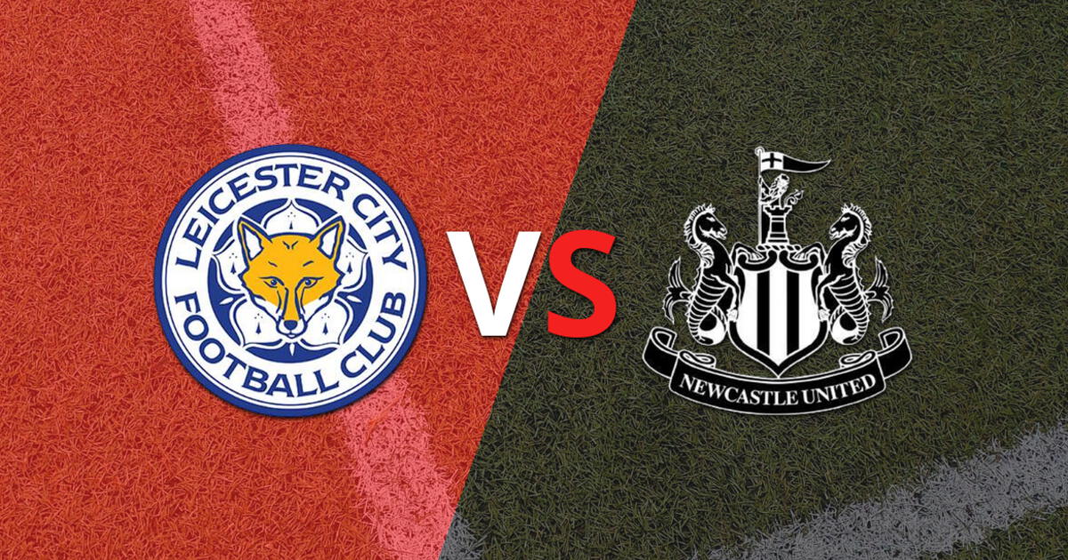 Newcastle United vs Leicester City se van al descanso con un marcador 3-0