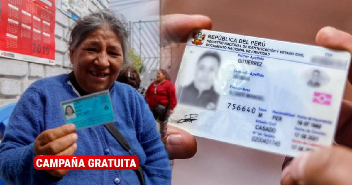 DNI electrónico GRATIS este 12 de abril: consulta quiénes acceden a la campaña, lugar y horarios