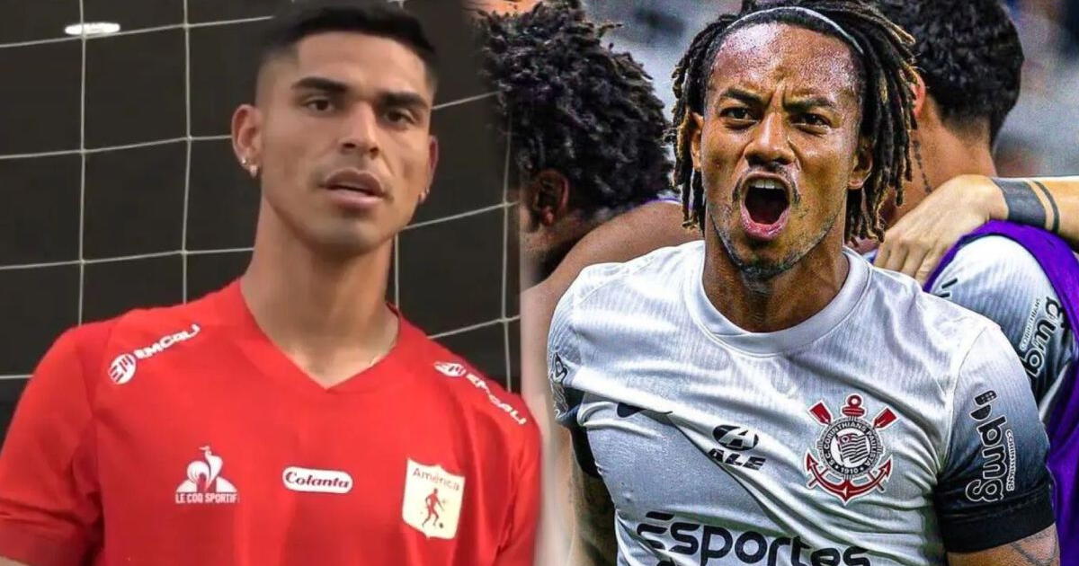 Luis Ramos y André Carrillo tuvieron un encuentro tras empate de América de Cali vs Corinthians