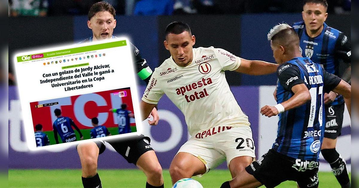 Así reaccionó la prensa ecuatoriana tras victoria de IDV sobre Universitario: 