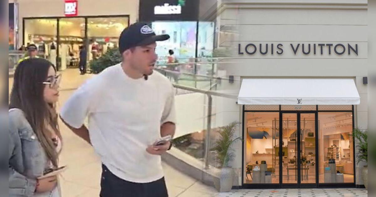 Patricio Parodi y la influencer Milenka no pudieron ingresar a tienda Louis Vuitton: 