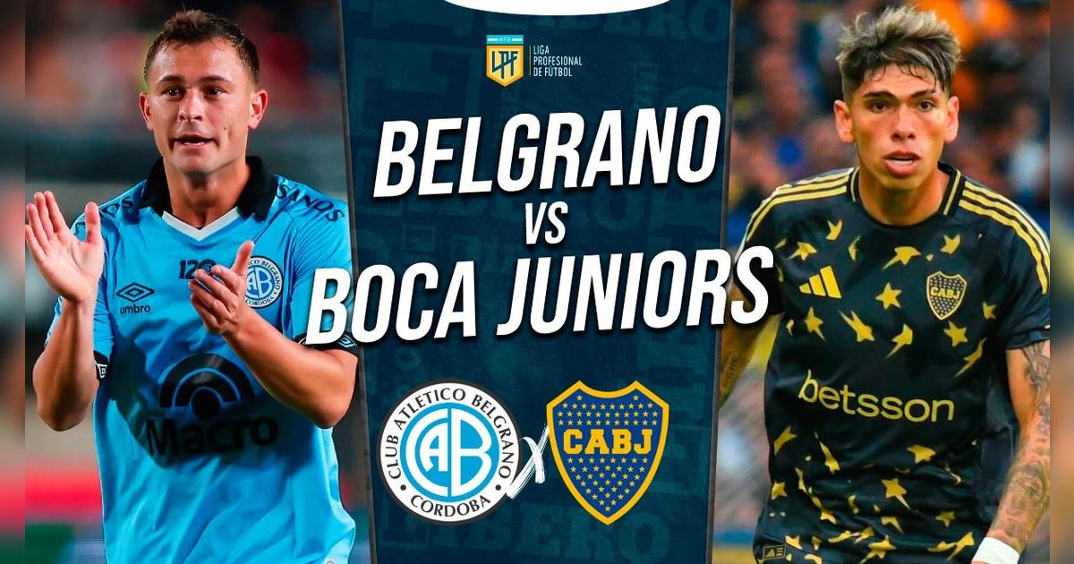 Boca Juniors vs. Belgrano EN VIVO por Liga Profesional: horarios, canales y alineaciones