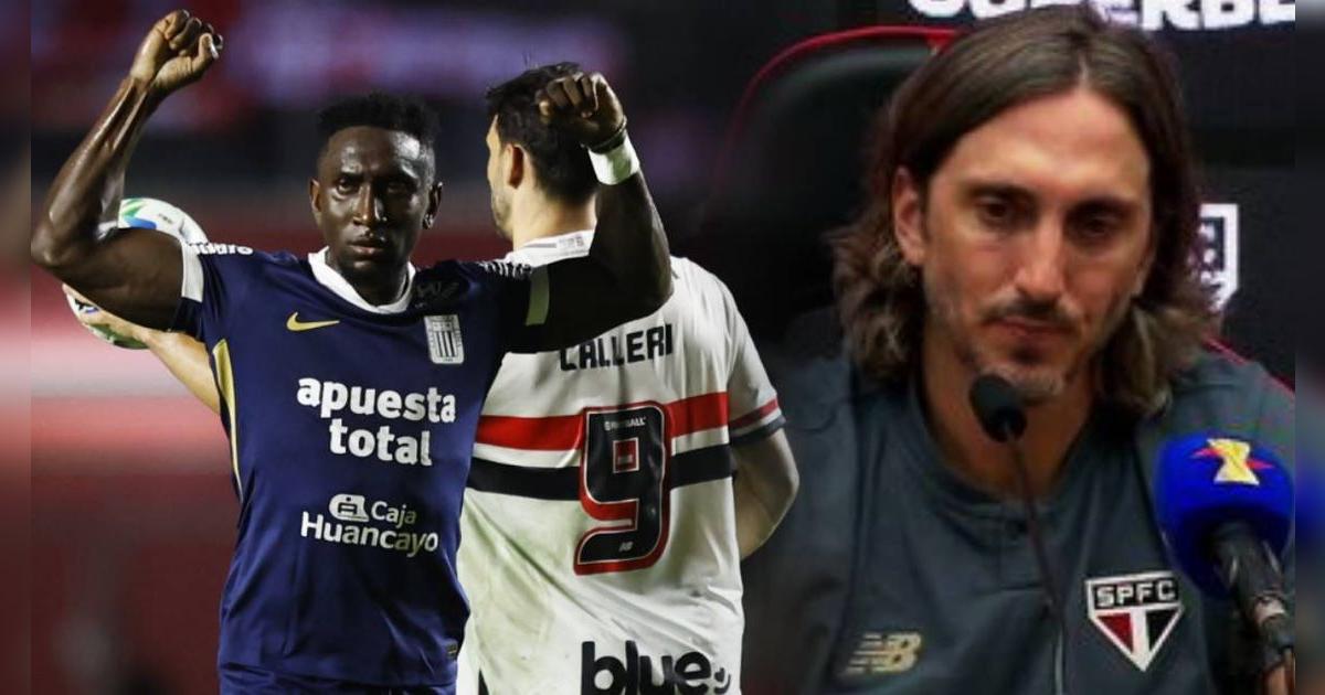 DT de Sao Paulo dio rotundo calificativo a Alianza Lima y elogió a un jugador: 
