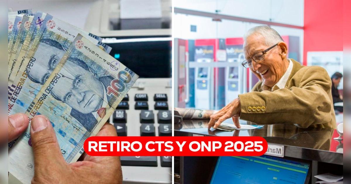 Últimas noticias del retiro CTS y ONP 2025: liberación, cuándo depositan y cronograma de pagos de la ley 19990