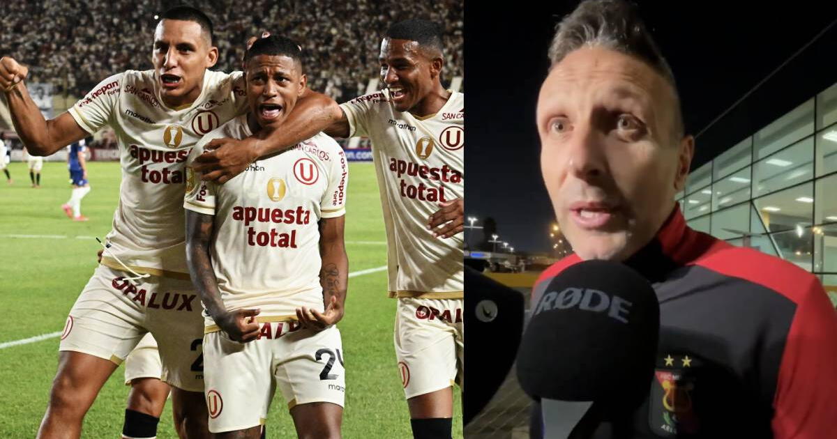 DT de Melgar sorprendió con increíble calificativo sobre Universitario: 