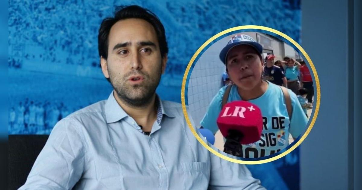 Hinchas de Sporting Cristal molestos con el desempeño del equipo y critican a Raffo: 