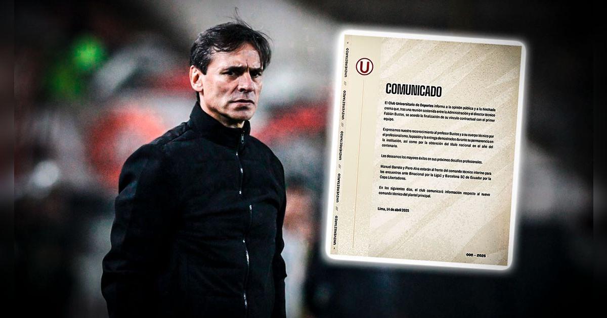 ¡Oficial! Universitario anunció la salida de Fabián Bustos a Olimpia de Paraguay: 
