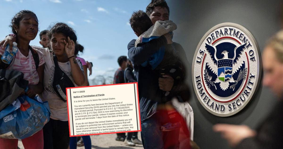 MALAS NOTICIAS del DHS para inmigrantes: inesperado CORREO OFICIAL deja sin esperanzas a beneficiarios del 'parole'