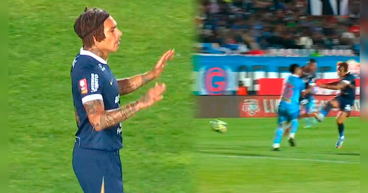 Paolo Guerrero anotó un golazo de larga distancia para el 1-0 de Alianza Lima ante Garcilaso