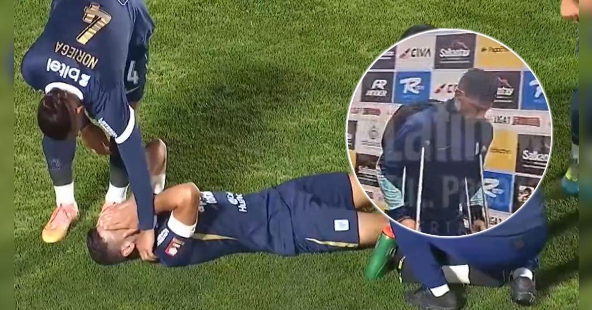 Alarma en Alianza Lima: Filtran imagen de Guillermo Enrique con lágrimas y en muletas desde Cusco