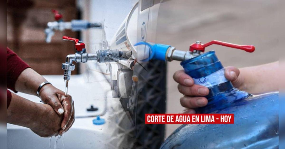 Corte de agua en Lima el miércoles 16 de abril: estos son los distritos afectados y horarios