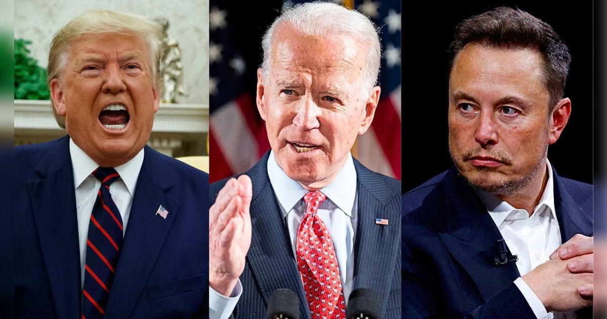 Donald Trump y Elon Musk son duramente criticados por Joe Biden: 