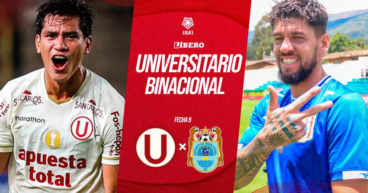 Universitario vs. Binacional EN VIVO por la Liga 1 2025: Fecha, a qué hora y dónde ver