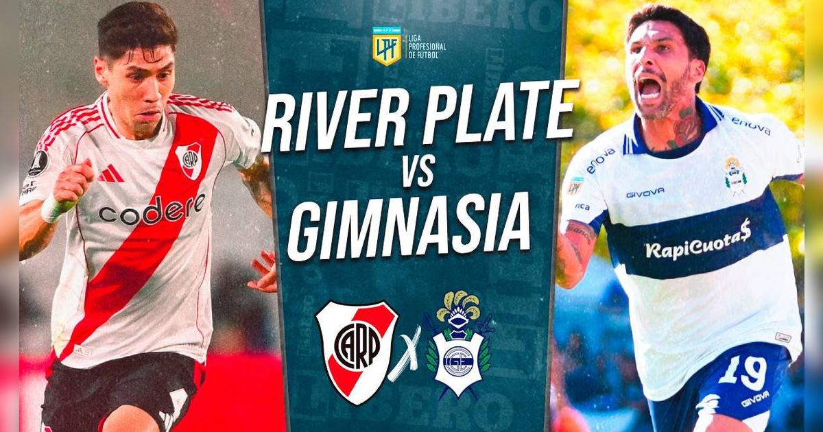 River Plate vs. Gimnasia EN VIVO vía TNT Sports: hora y dónde ver la Liga Profesional