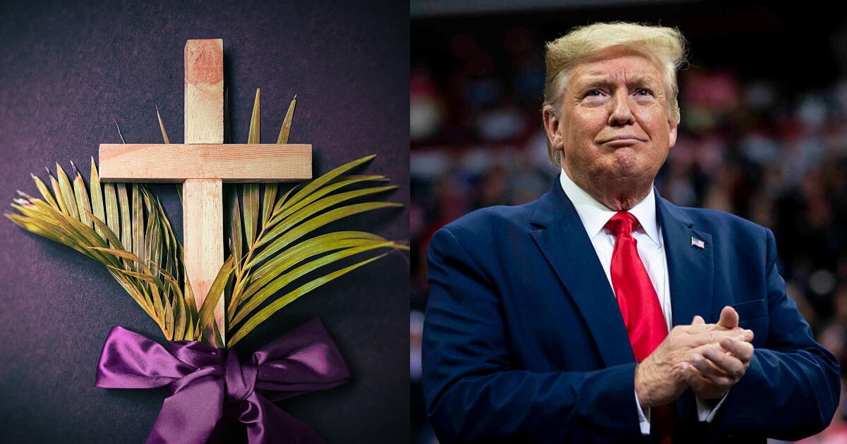 Donald Trump comparte un mensaje a los estadounidenses por Semana Santa: esto fue lo que dijo sobre la festividad