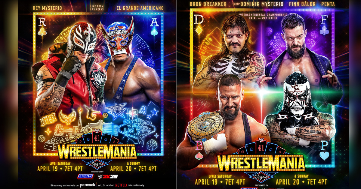 ¿A qué hora empieza WrestleMania 41 en Estados Unidos?