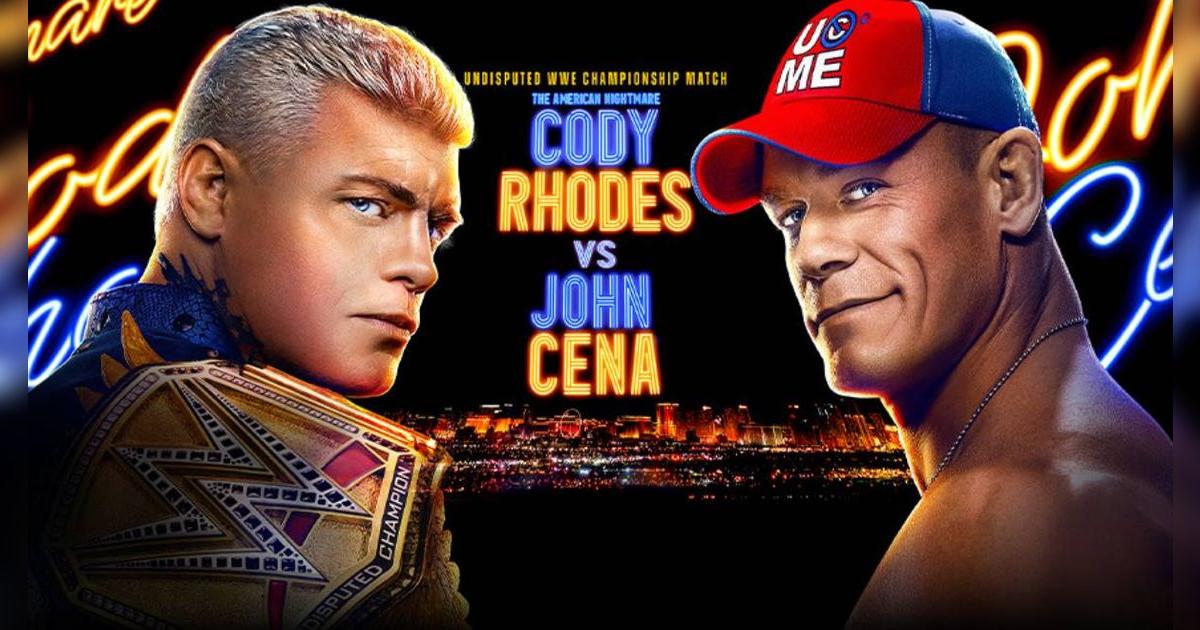 WWE WrestleMania 41 EN VIVO: cuándo es, horario peruano y dónde ver Cody Rhodes vs John Cena