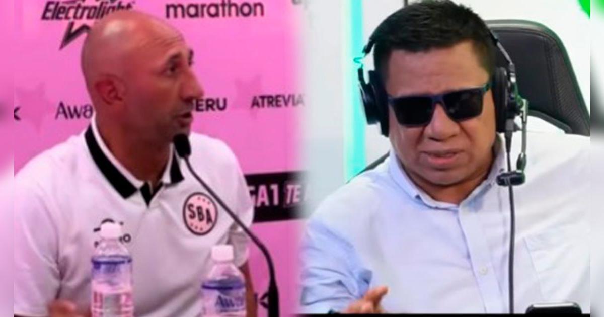 DT de Sport Boys vivió tenso cruce de palabras con periodista Silvio Valencia: 