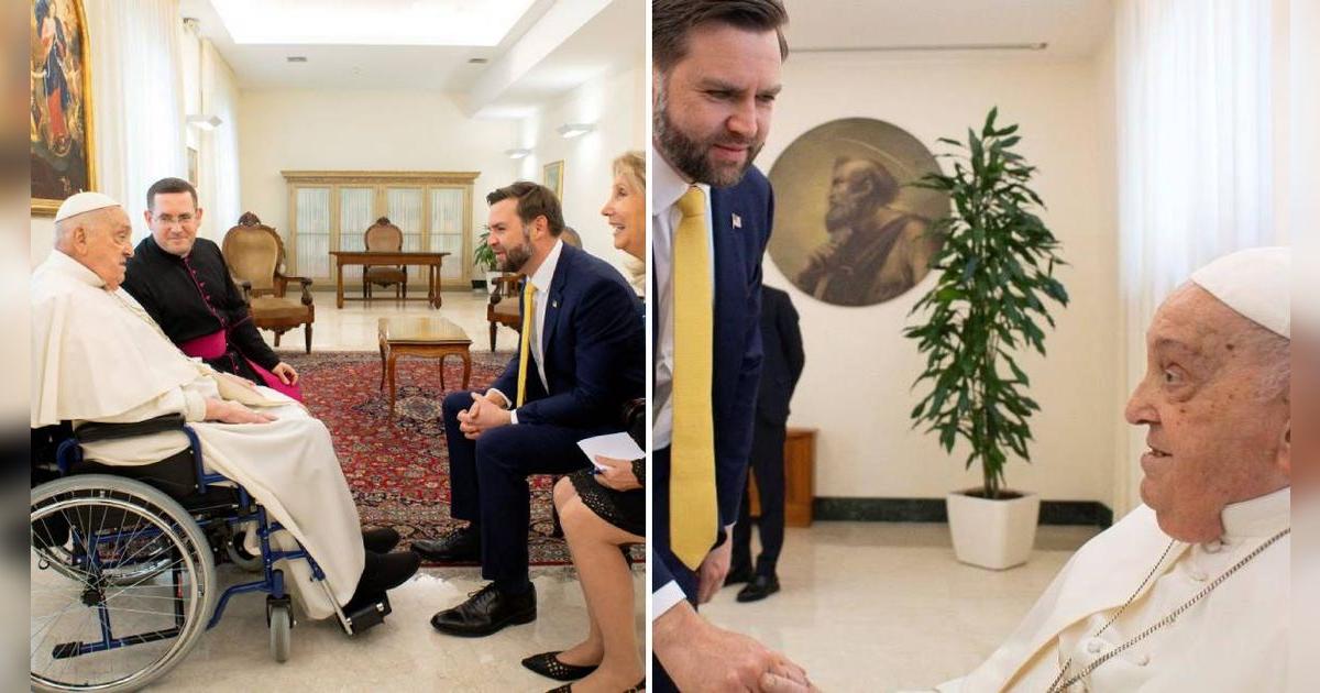 El ÚLTIMO LÍDER MUNDIAL en VER al Papa Francisco: mira el encuentro entre J.D. Vance y el pontífice 