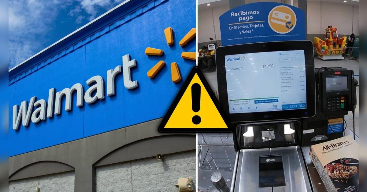 Miedo por el uso de una CINTA ROJA en Walmart: compradores se quedan confundidos en las CAJAS DE AUTOSERVICIO