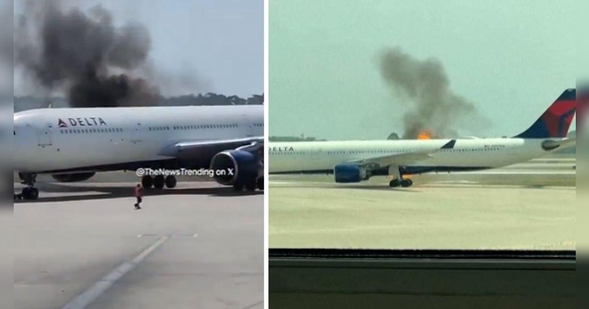 EE. UU.: Pánico en Aeropuerto de Orlando por incendio de avión Delta lleno de pasajeros