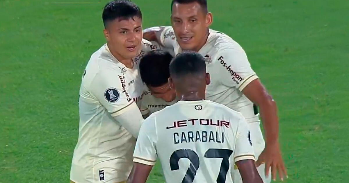 Edison Flores anotó un golazo para el 1-0 de Universitario sobre Barcelona SC